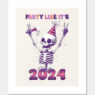 Party Like It's 2024 Posters and Art